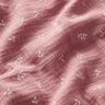 Musselina/ Tecido plissado duplo Ramo – rosa-velho escuro/branco,  thumbnail number 2