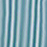Popelina de algodão Riscas – azul petróleo/branco,  thumbnail number 1