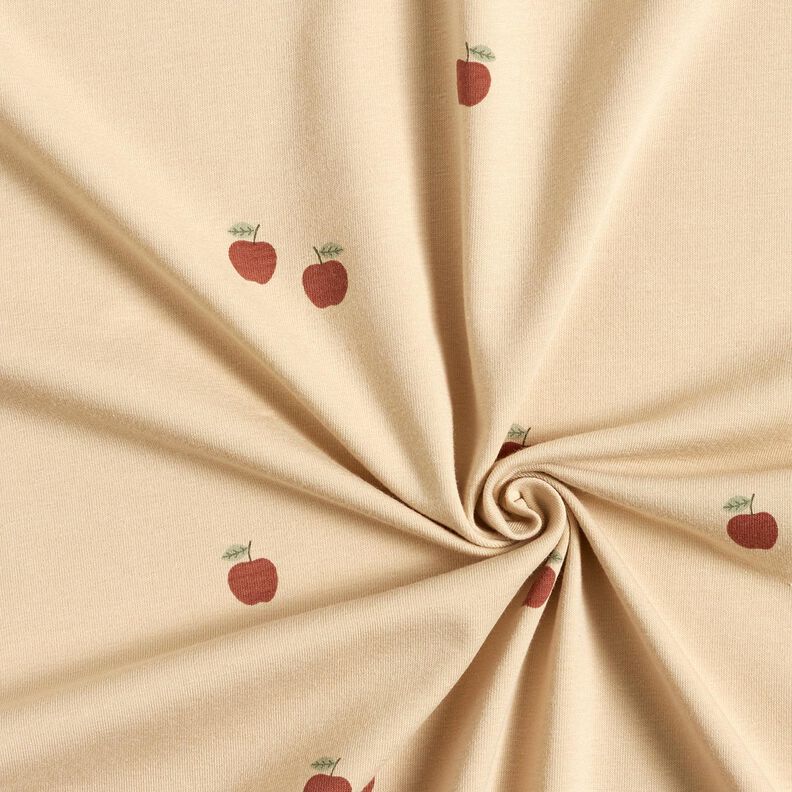 Jersey de algod&atilde;o Ma&ccedil;&atilde;s pequenas &ndash; cor de areia,  image number 3