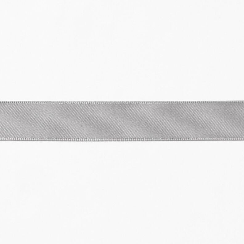 Fita de cetim [15 mm] – cinzento claro,  image number 1