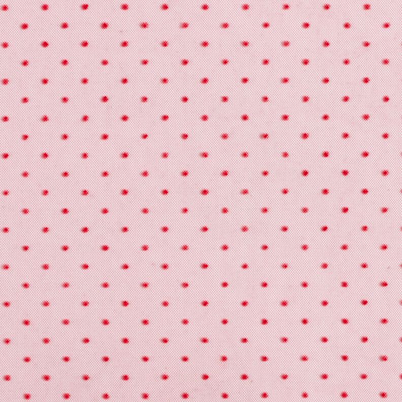 Tule Pontos de veludo – vermelho,  image number 1