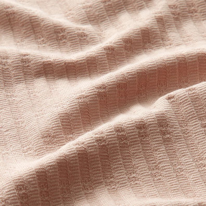 Jersey canelado Padrão tricotado – bege,  image number 2