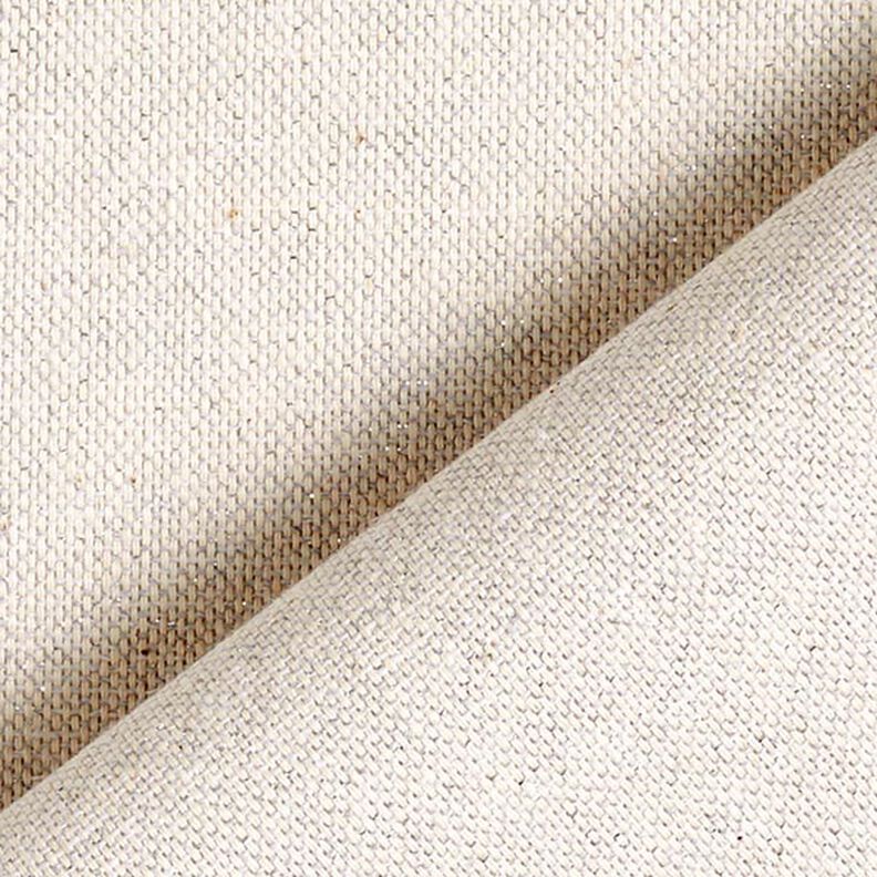 Meio linho Panamá Lurex Uni – cinzento-seda,  image number 2