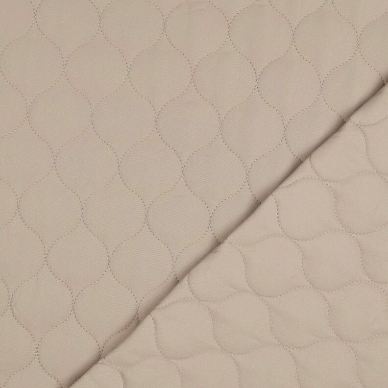 Tecido acolchoado Padrão circular | Poppy Fabrics – bege escuro,  image number 4
