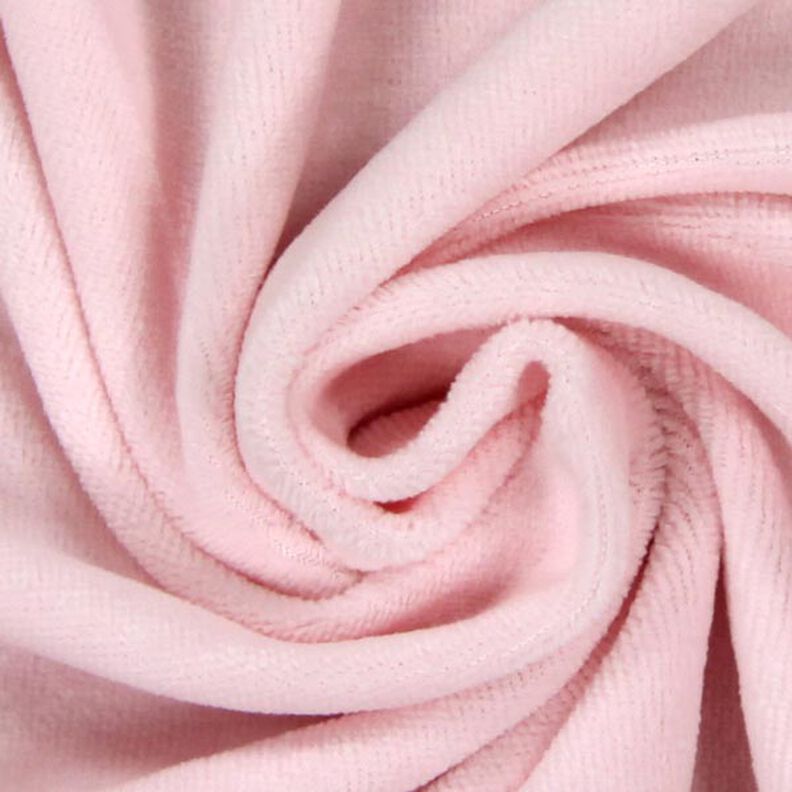 Tecido aveludado Nicki Liso – rosé,  image number 2