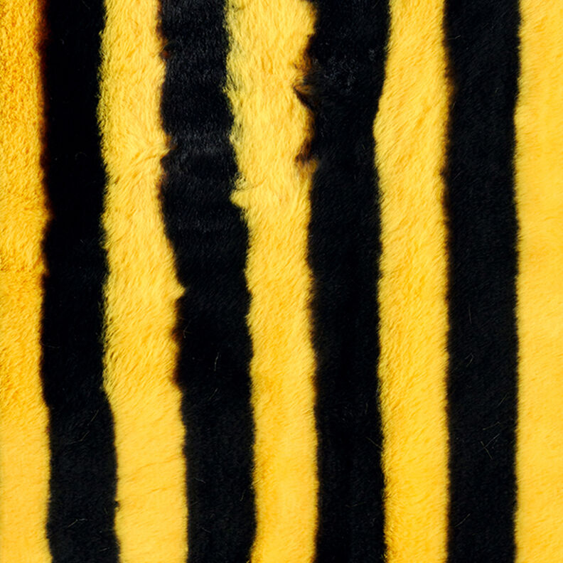 Pelo artificial Riscas de abelha – preto/amarelo,  image number 1