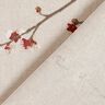 Tecido para decoração Meio linho Panamá Flor de cerejeira japonesa – natural/bordeaux,  thumbnail number 5