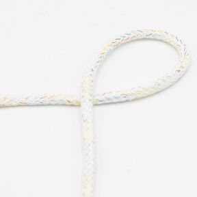 Cordão de algodão Lurex [Ø 5 mm] – branco, 