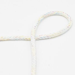 Cordão de algodão Lurex [Ø 5 mm] – branco, 