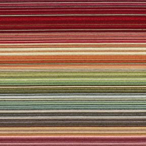 Tecido para decora&ccedil;&atilde;o Gobelina Riscas do arco-&iacute;ris &ndash; carmin/verde, 