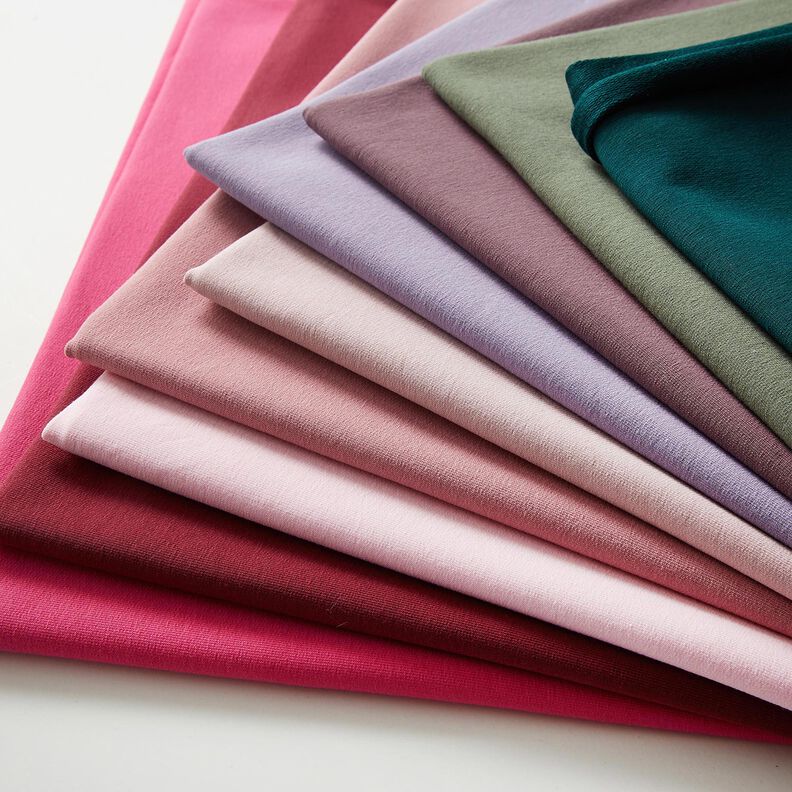 Terry francês simples liso – amarelo-baunilha,  image number 9