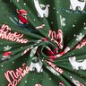 French Terry Sweat de verão Pai Natal e lama | Glitzerpüppi – verde pinheiro/cor de malagueta,  thumbnail number 3