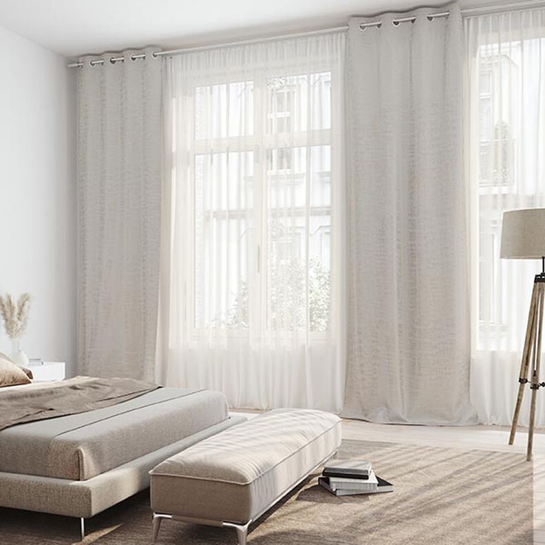 Tecido para efeito de escurecimento Brilho metálico – beige/dourado,  image number 4