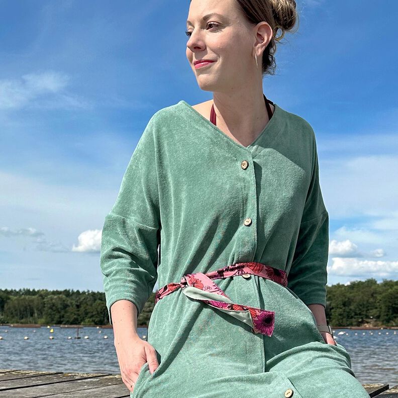 Tecido turco Stretch Liso – verde amarelado,  image number 8