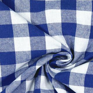 Tecido de algodão Vichy - 1,7 cm – azul real, 