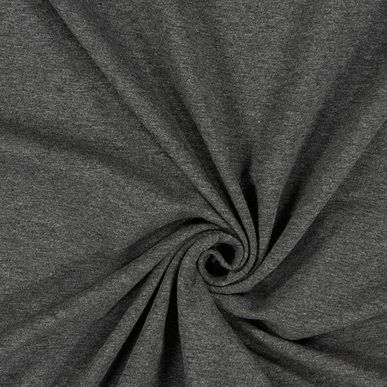 Terry francês leve melange – antracite,  image number 1