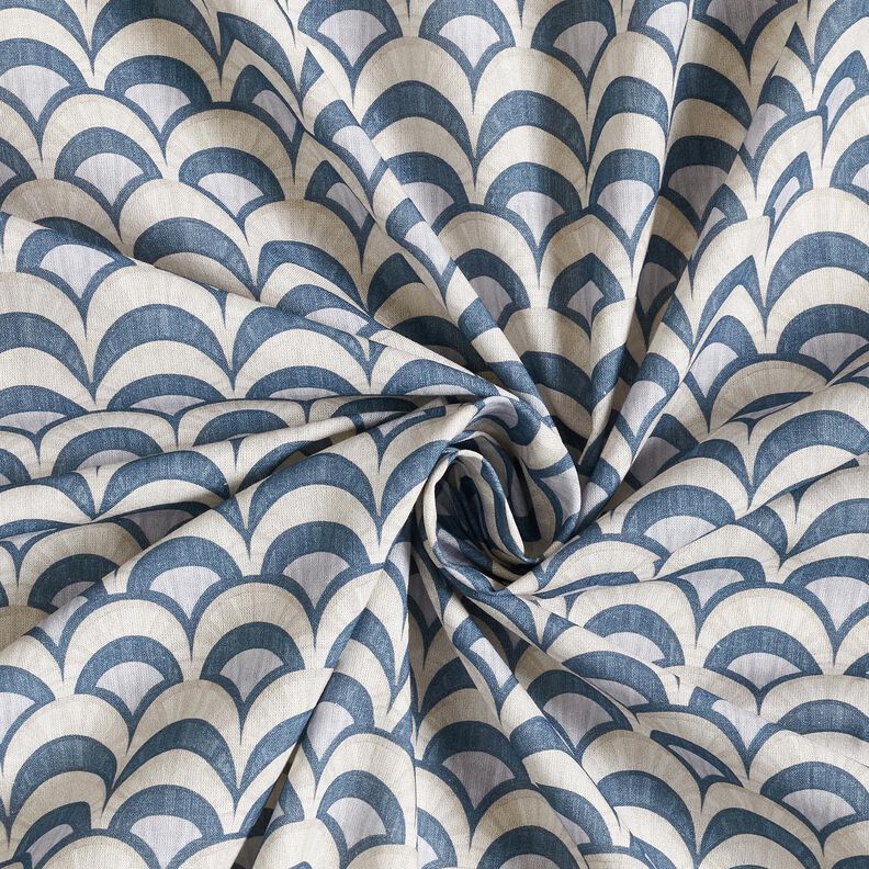 Tecido de algod&atilde;o Popelina Arcos elegantes &ndash; cinza claro/taupe claro,  image number 3