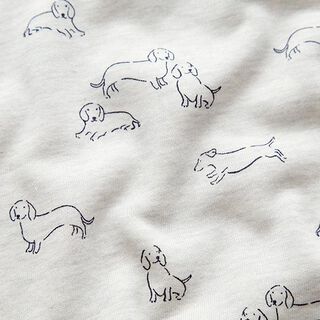 Sweatshirt cardada Cães Melange – branco sujo, 