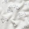 Sweatshirt cardada Cães Melange – branco sujo,  thumbnail number 2