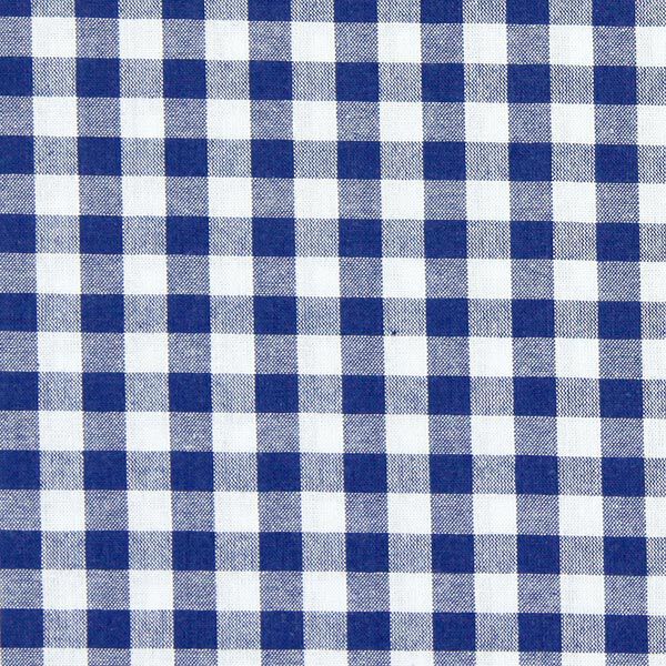 Tecido de algodão Vichy - 1 cm – azul real,  image number 1