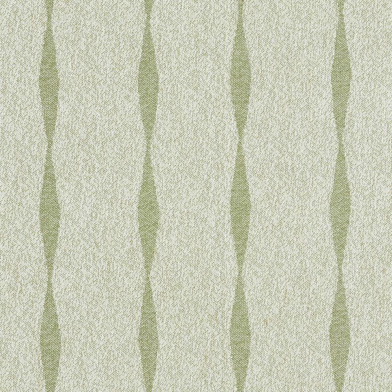 Tecido para exteriores Lona Riscas onduladas – oliva claro/bege claro,  image number 1