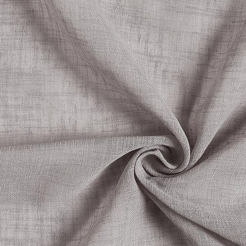 Tecido para cortinados Voile Ibiza 295 cm – cinzento claro,  image number 1
