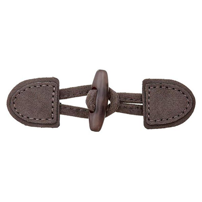 Fecho para duffle coat [ 95 mm ] – cinzento,  image number 2