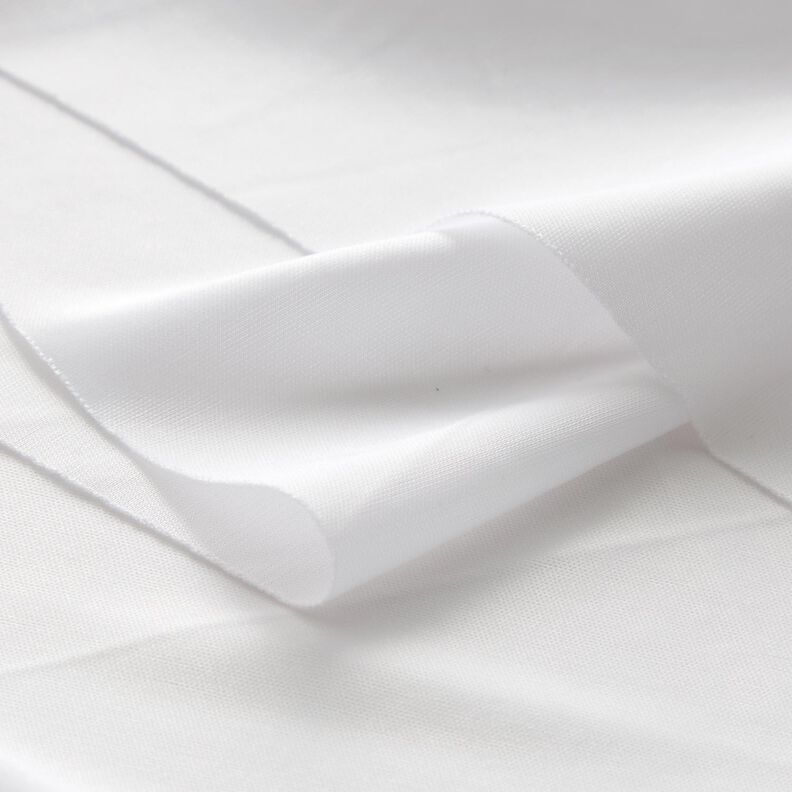 Forro de malha Charmeuse Liso – branco,  image number 4
