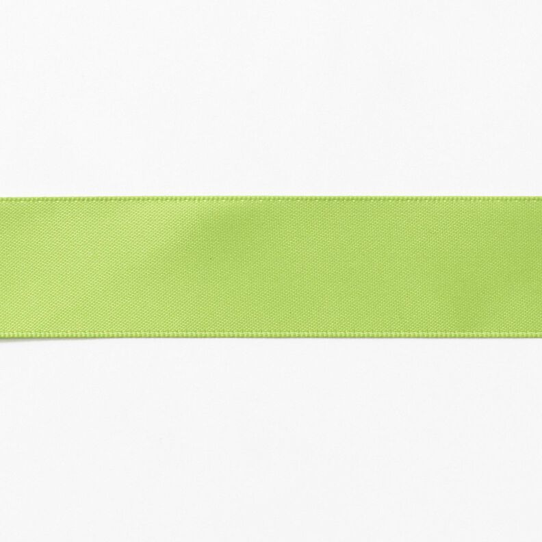 Fita de cetim [25 mm] – verde maçã,  image number 1