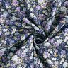 Popelina de algodão Prado de flores românticas – azul-marinho/lavanda,  thumbnail number 3