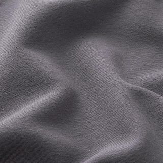 Sweat de algodão leve liso – cinzento escuro, 