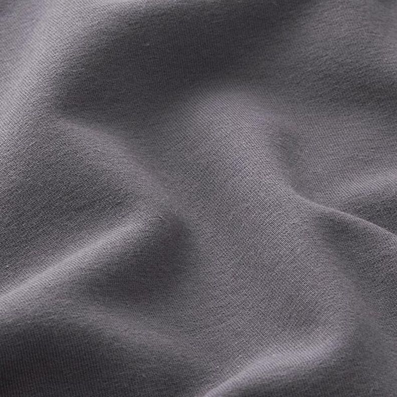 Sweat de algodão leve liso – preto azulado,  image number 4