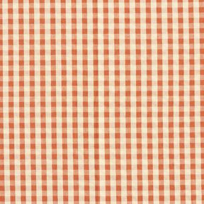 Anarruga Algodão Xadrez tecido – terracota/bege claro, 