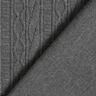 Jacquard Jersey Mistura de algodão Riscas ornamentadas – cinzento escuro,  thumbnail number 4