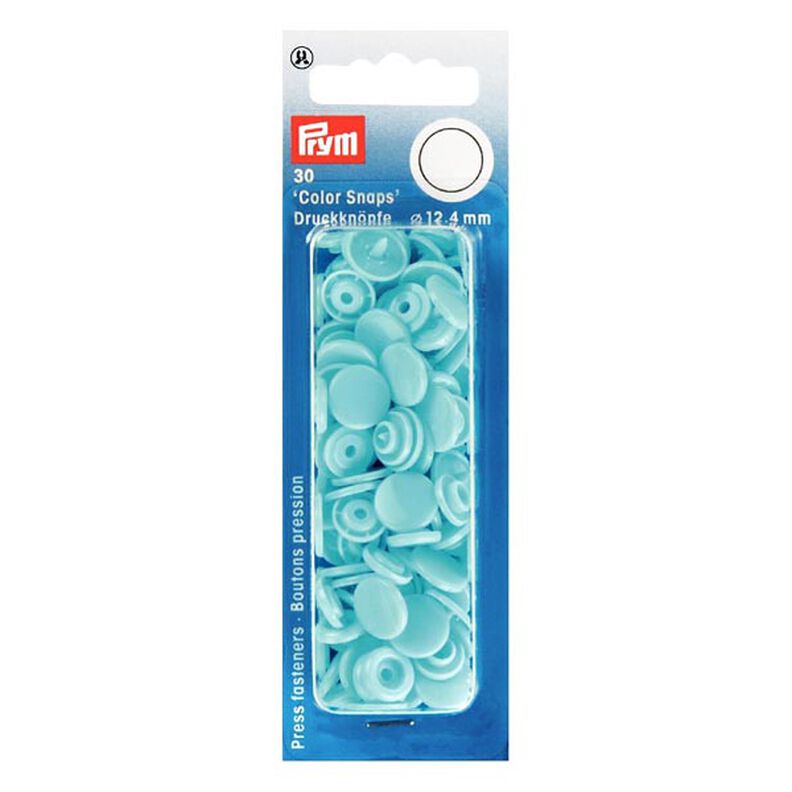 Botões de pressão Color Snaps 34 – azul turquesa | Prym,  image number 1