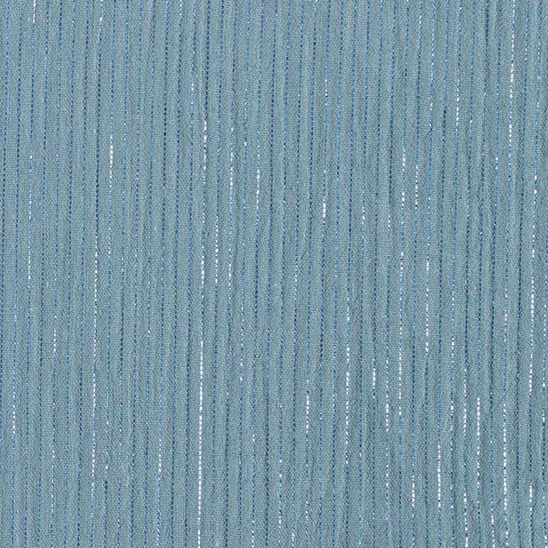 Musselina de algodão com riscas cintilantes – azul-pomba,  image number 1
