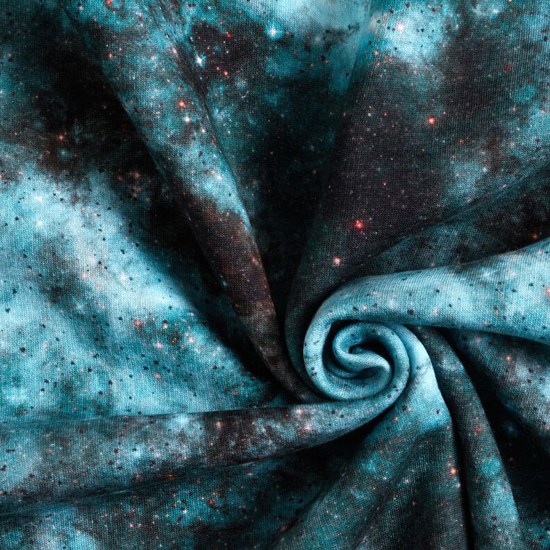 Sweatshirt cardada Universum Impressão Digital – azul-gelo/preto,  image number 3