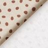 Tecido para decoração Meio linho Panamá Pintas soltas – castanho claro/caju,  thumbnail number 4