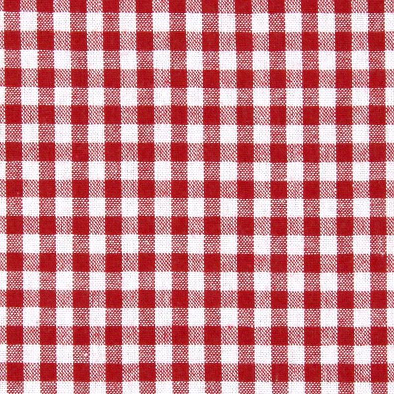 Tecido de algodão Xadrez Vichy 0,5 cm – vermelho/branco,  image number 1