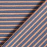 Jersey de algodão Riscas estreitas – cobre/azul ganga,  thumbnail number 4