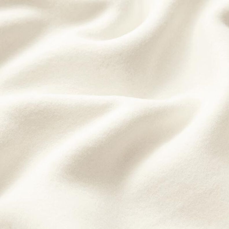Tecido polar de algodão Liso – marfim,  image number 3