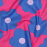 Popelina de algodão Big Flower | Nerida Hansen – rosa intenso/azul ganga,  thumbnail number 2