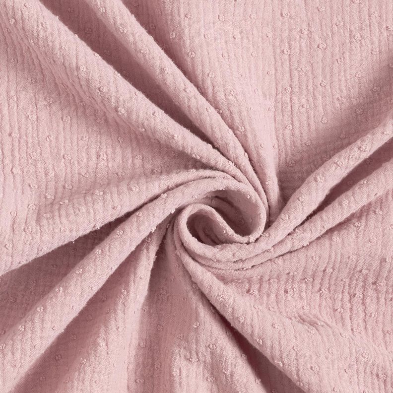 Musselina/ Tecido plissado duplo dobby – rosa-velho claro,  image number 3