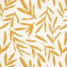 Tecido para decora&ccedil;&atilde;o Meio linho Panam&aacute; Folhas minimalistas &ndash; mostarda/natural,  thumbnail number 1