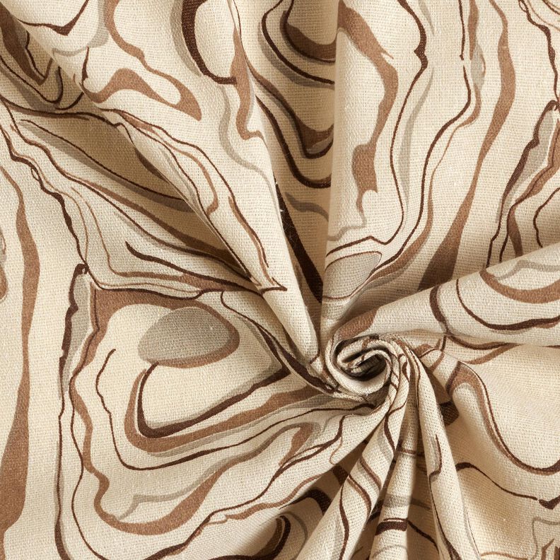 Mix de linho Mármore – amêndoa/mocca,  image number 3