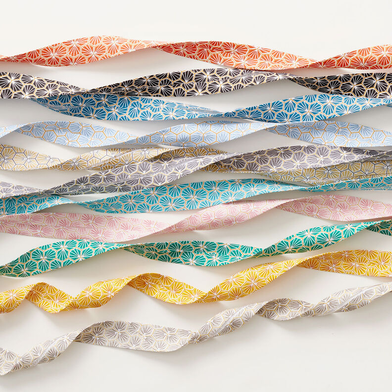 Fita de viés diamantes [27 mm] – verde,  image number 3