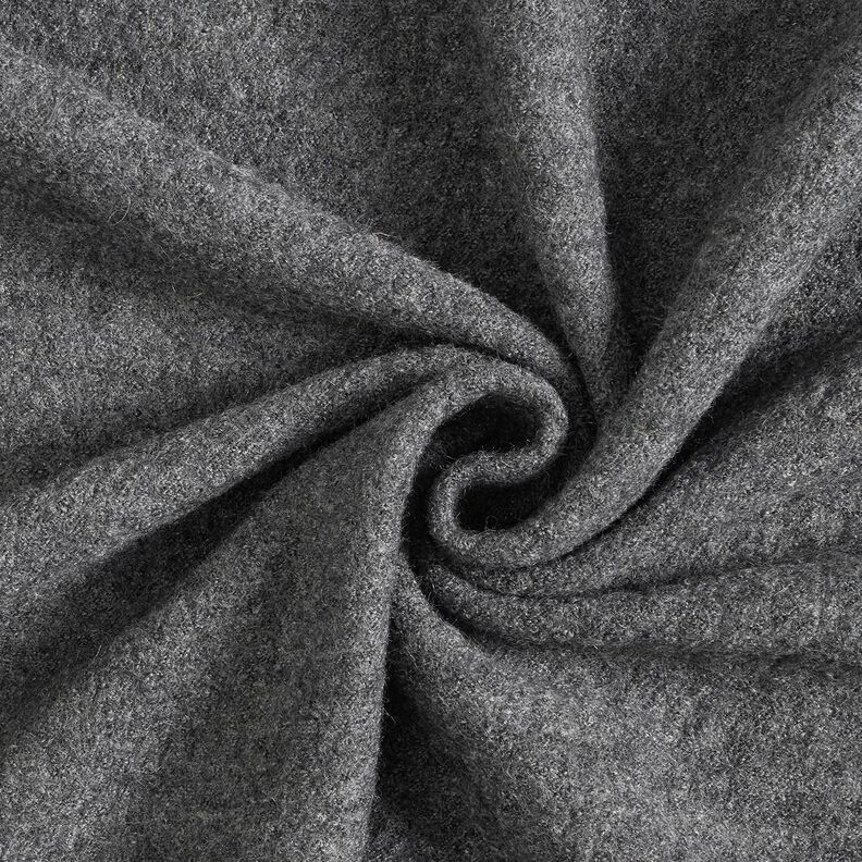 Tecido leve de malha com mistura de viscose e lã – cinzento escuro,  image number 1