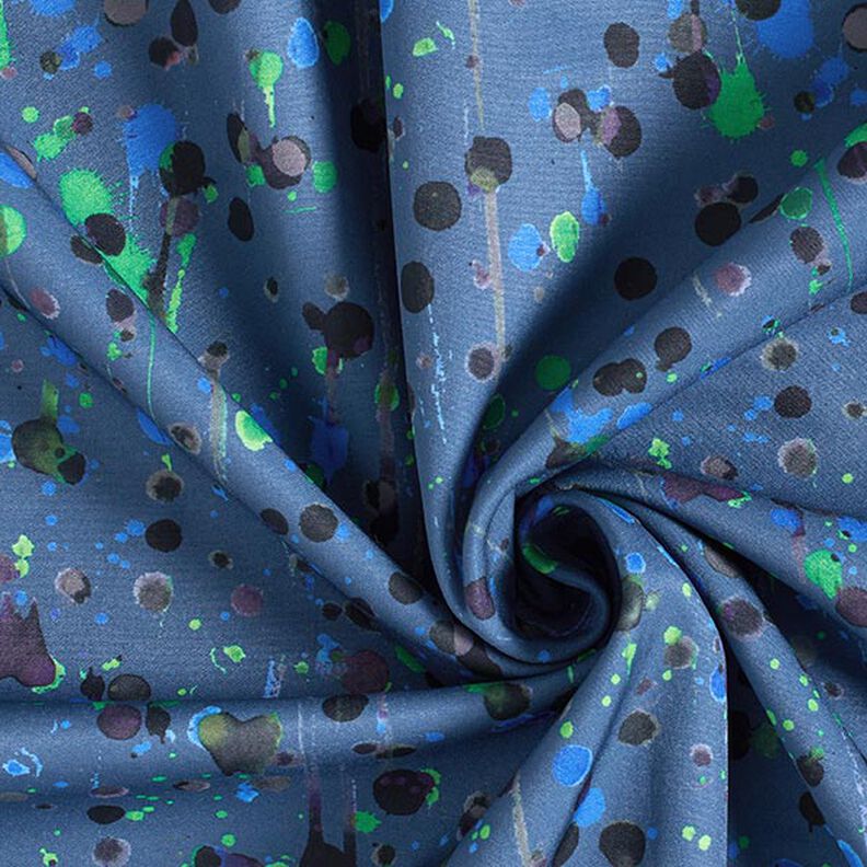 Softshell Manchas borratadas Impressão Digital – azul ganga/verde grama,  image number 4