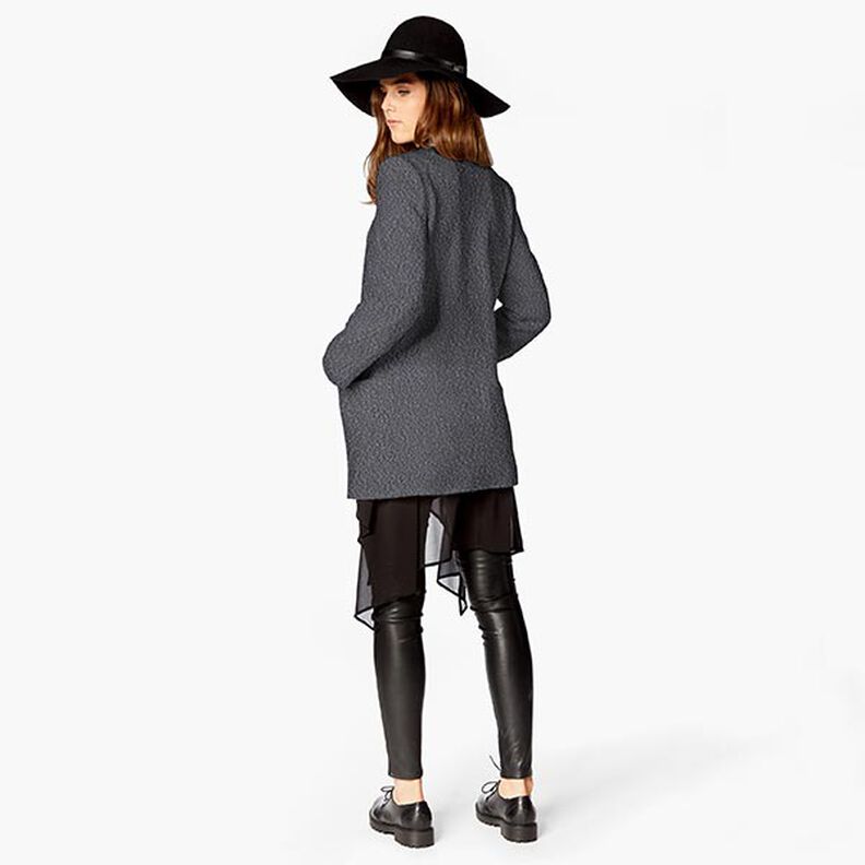 Bouclé de malha feltrada – cinza ardósia,  image number 7