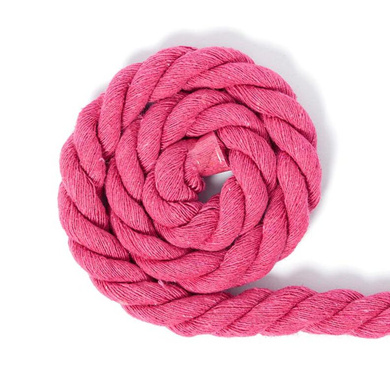 Cordão de algodão [Ø 14 mm] 12 - rosa-choque,  image number 1